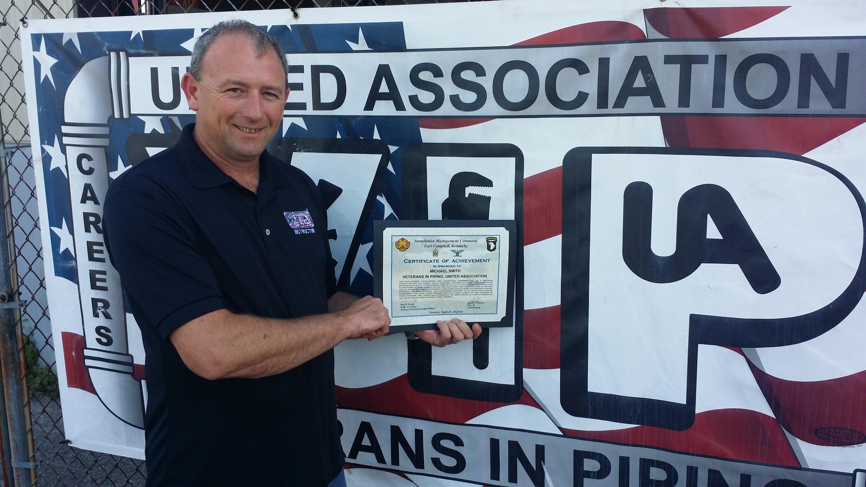 a Union Trade Instructor UA VIP