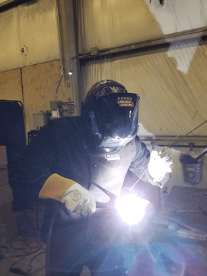 Arron Virklan tig welding