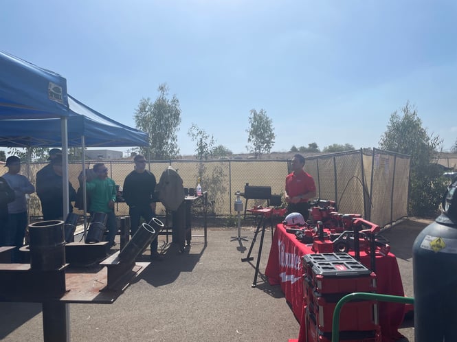 Camp Pendleton UA VIP Welding Class 38 Milwaukee tool and safety class (6)