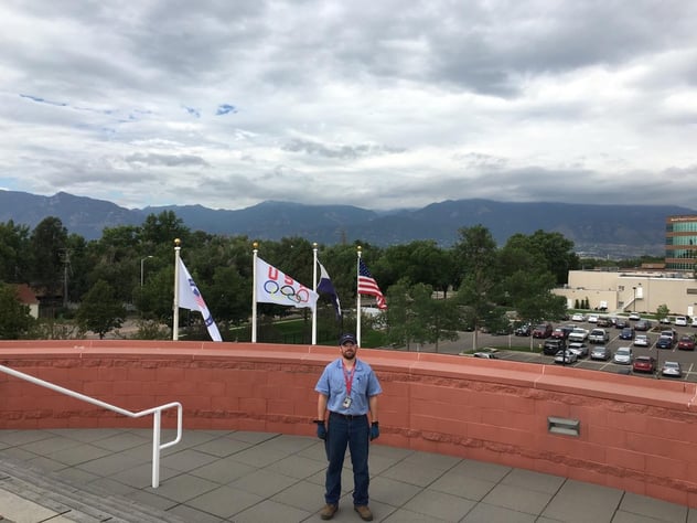 UA VIP graduate Kurt Watson at the U.S. Olympic Training Cener in Colorado