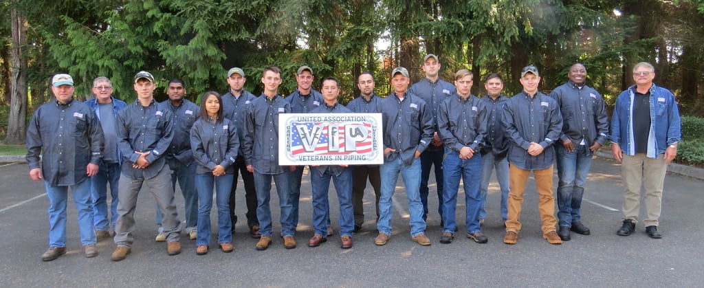 The 8th welding class at JBLM prepare to graudate from the VIP Program.