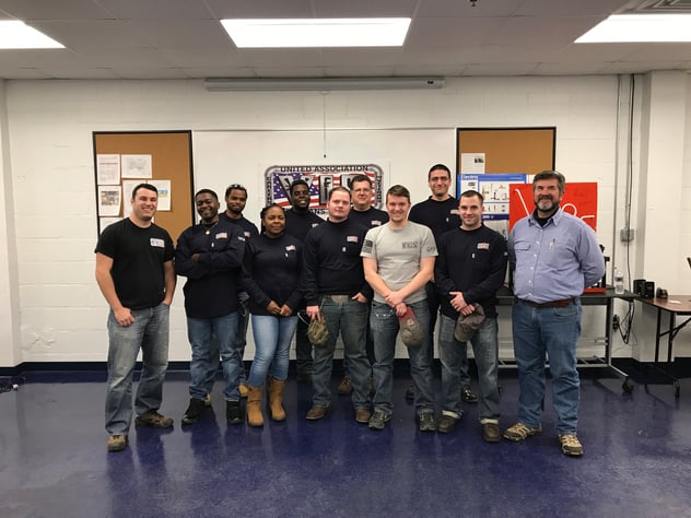 UA VIP Naval Station Norfolk HVACR Class 5 Graduates