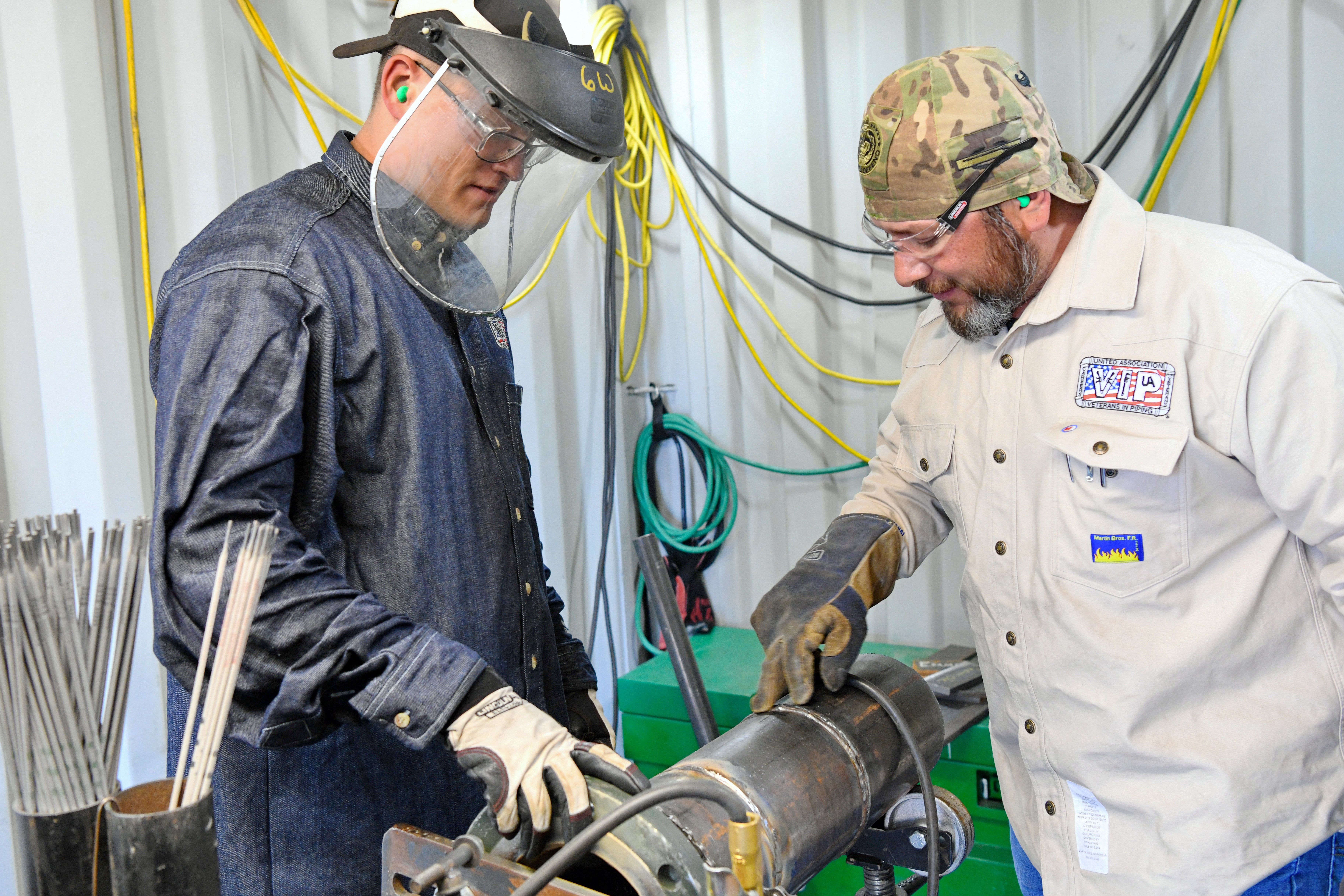 United Association Veterans In Piping (VIP) Program - Fort Carson Instructor Jose Bellejo  (2)