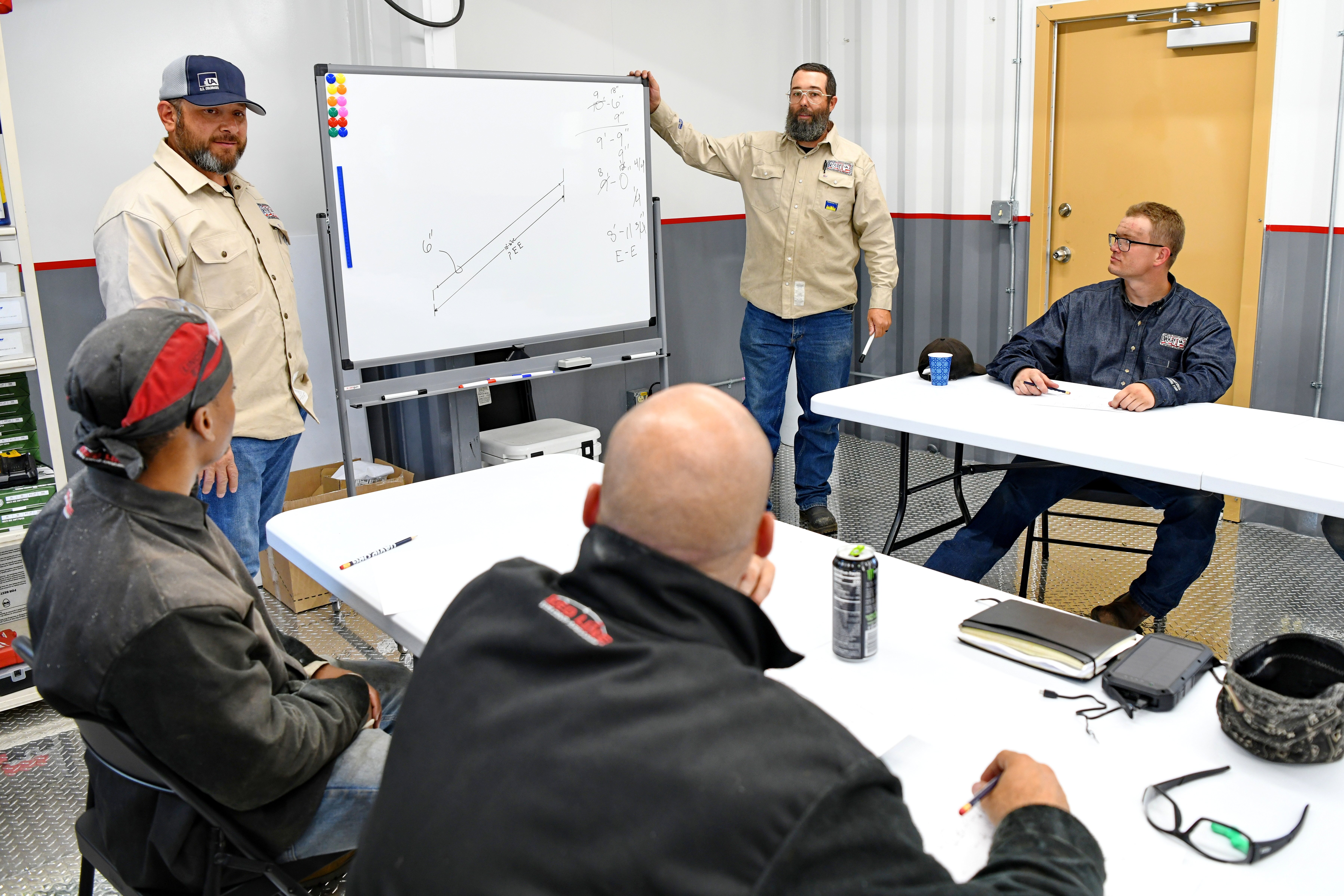 United Association Veterans In Piping (VIP) Program - Fort Carson Instructors Jose Bellejo and Jason Smith