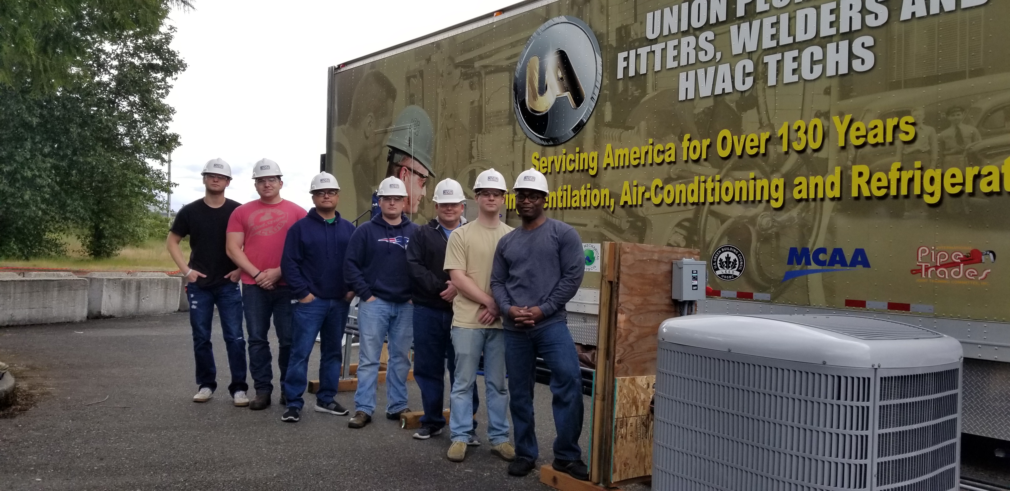 UA Veterans in Piping (VIP) - Joint Base Lewis-McChord Welding Class 17 and HVAC-R Class 16