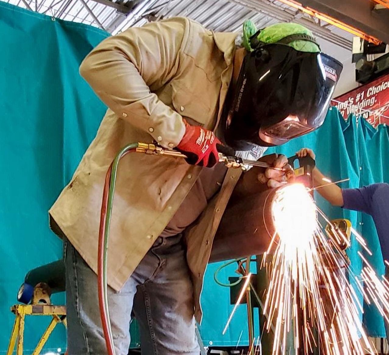 UA VIP Camp Pendleton Welding graduate to represent UA District 1 in international contest