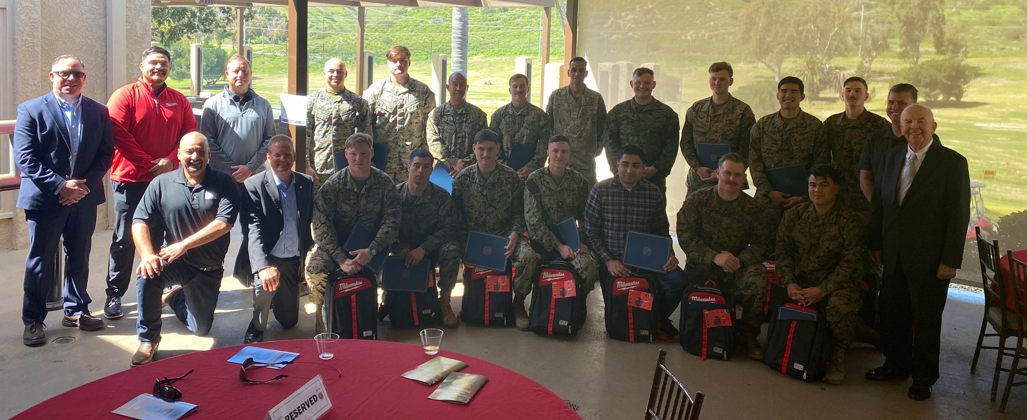 Camp Pendleton UA VIP graduates prepared for civilian welding careers