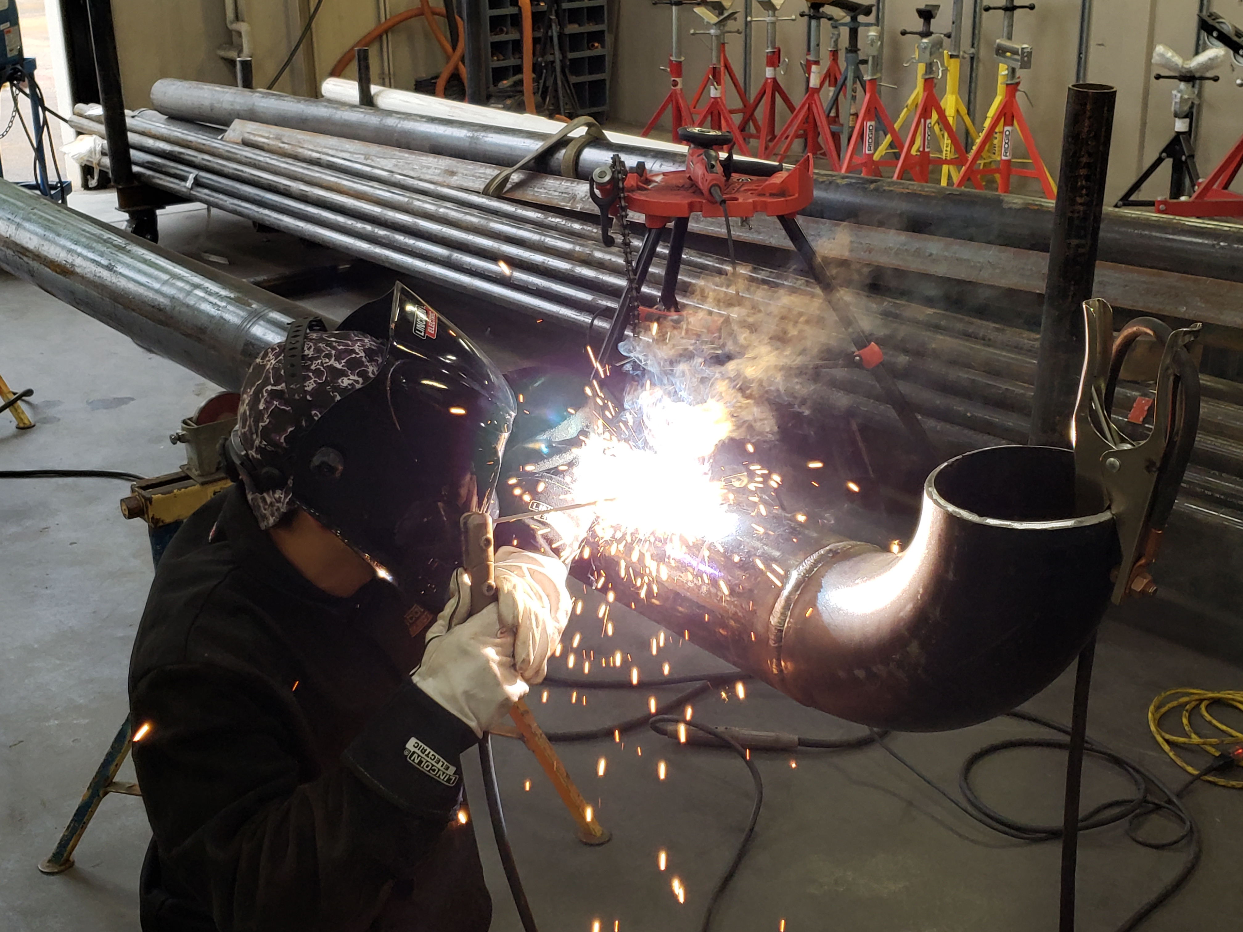 Joint Base Lewis-McChord UA VIP welding students learn career skills