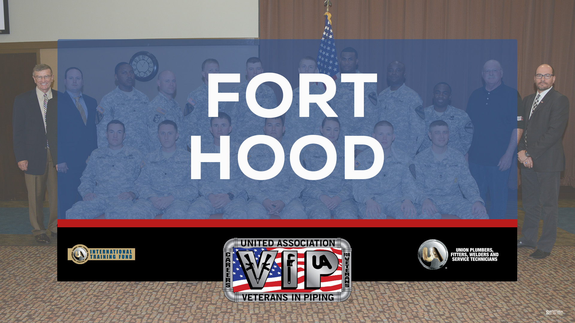 United Association Veterans In Piping UA VIP - Fort Hood Welding Class 24 begins 18-week training