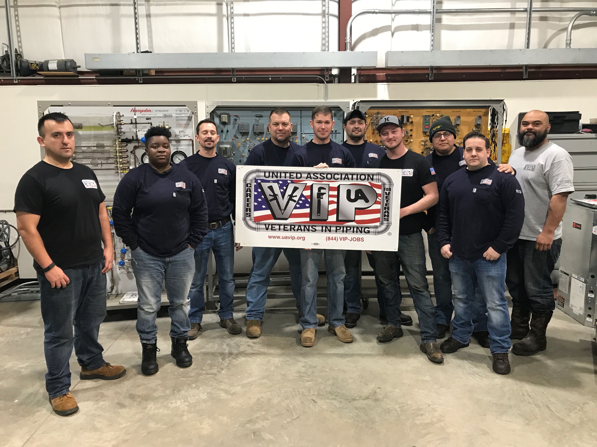 UA VIP Program Naval Station Norfolk HVAC-R Class 8 Graduates