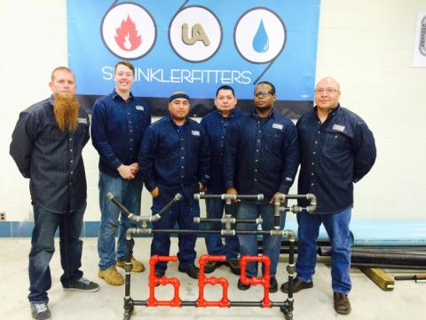 FORT SILL INAUGURAL SPRINKLER FITTER CLASS-1