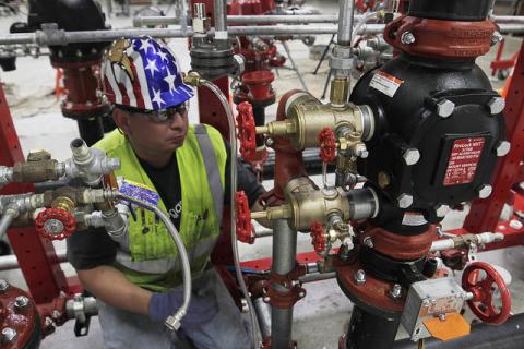 SGT JERRY HENEHA PARTICIPATES IN UA VIP FORT SILL FIRE PROTECTION PROGRAM