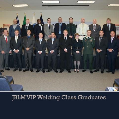 JBLM VIP WELDING CLASS GRADUATES