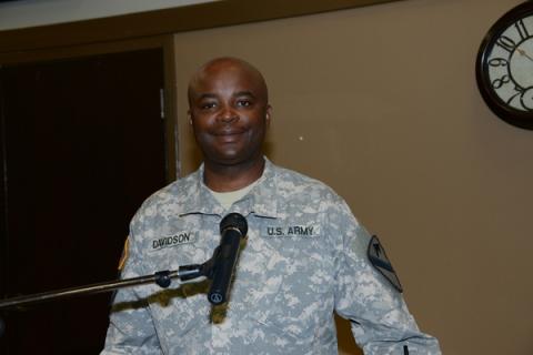 1SG DAVIDSON GAVE GRADUATE TESTIMONIAL