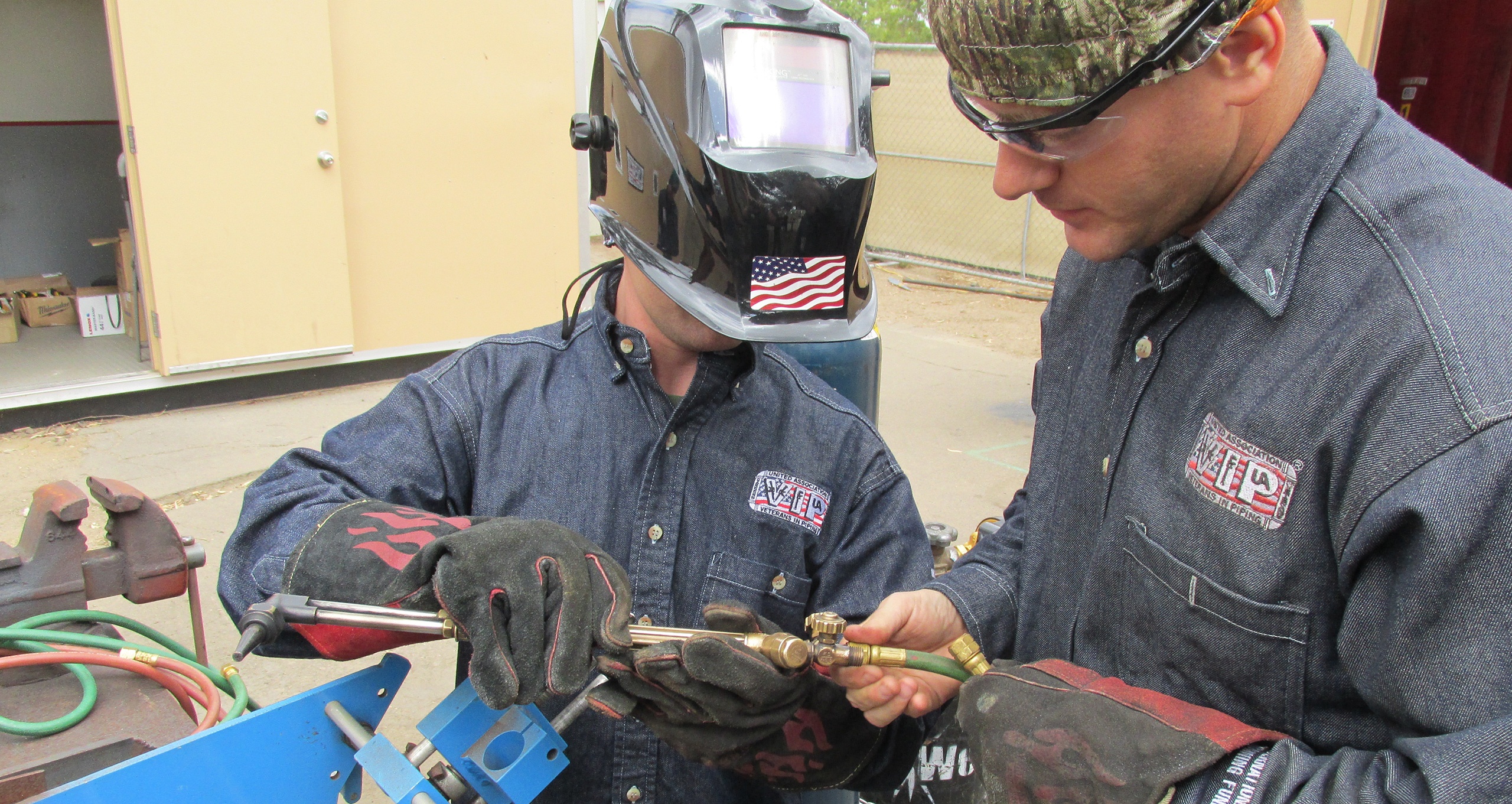 UA VIP Camp Pendleton Welding Class 39 starts civilian career training